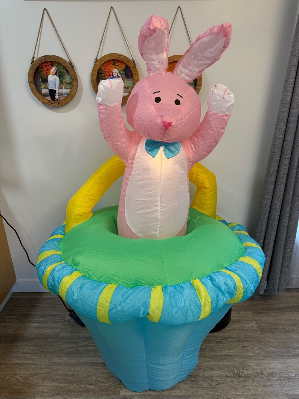 Inflatable Peek-a-Boo Bunny